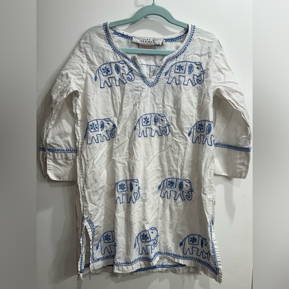 Gretchen Scott Designs Kids Elephant Kaftan